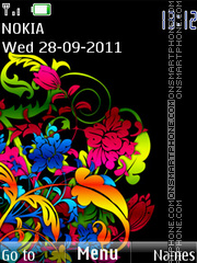 Tema Fiori tema screenshot