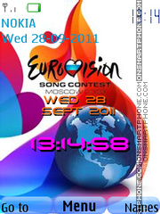 Euro Vision tema screenshot