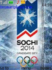 Capture d'écran Sochi 2014 thème