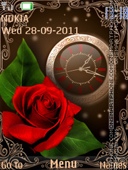 Red rose theme screenshot