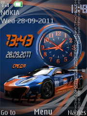 Sportcar tema screenshot