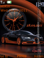 The orange theme screenshot