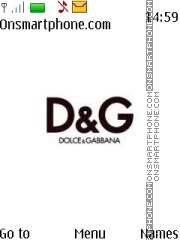Capture d'écran Dolce Gabbana thème
