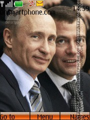 Capture d'écran Vladimir Putin i Dmitry Medvedev thème