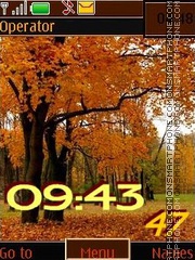 Pictures of Autumn6 swf 12 pict tema screenshot