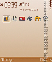 Wood 05 tema screenshot