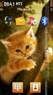 Cute Kitty 06 theme screenshot