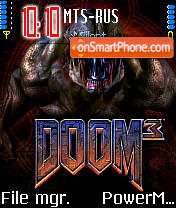 Capture d'écran Doom thème