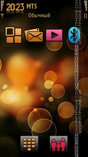 Bubble 01 tema screenshot