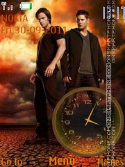 Supernatural tema screenshot