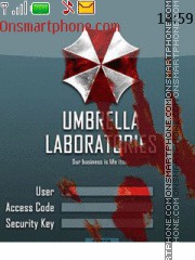 Скриншот темы Umbrella corporation