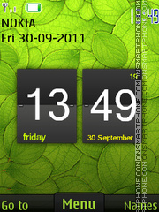 Green Theme 03 tema screenshot