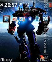 Transformers 04 es el tema de pantalla