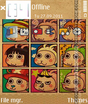 Скриншот темы One piece 10