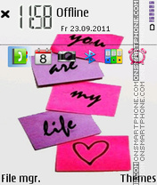 My life es el tema de pantalla