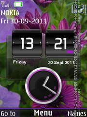 Nokia Purple theme screenshot