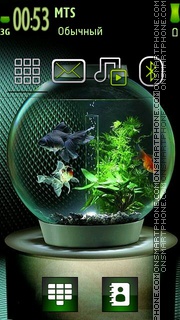 Скриншот темы Aquarium v2