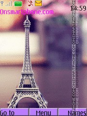 Purple paris tema screenshot