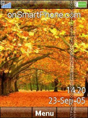 Autumn Best tema screenshot