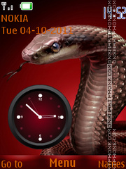 Cobra Clock 02 Theme-Screenshot