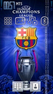 Barcelona 2014 tema screenshot