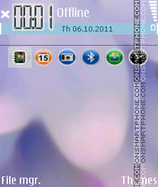 Lavender 01 tema screenshot