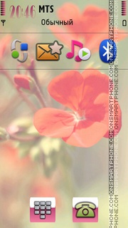 Nice Flowers 02 tema screenshot