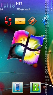 Скриншот темы Windows Neon V3