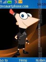 Скриншот темы Matt Orange Phineas