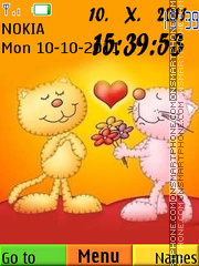 Cute Love 08 tema screenshot