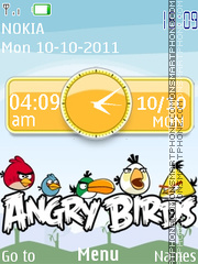 Скриншот темы Angry Birds Live