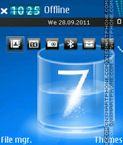 Think Seven es el tema de pantalla