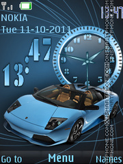 Lamborghini tema screenshot