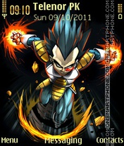 Vegeta theme screenshot