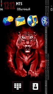 Red Tiger es el tema de pantalla