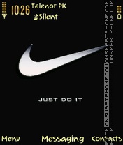 Скриншот темы Nike