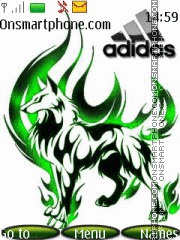 Adidas tema screenshot