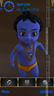 Little Krishna es el tema de pantalla