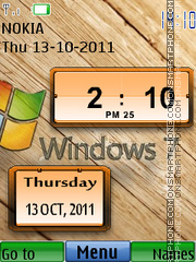 Скриншот темы Windows Digital