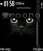 Black Cat 11 theme screenshot