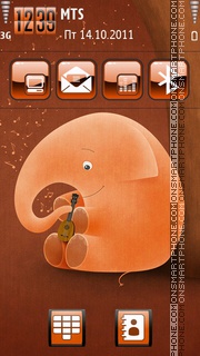 Little Elephant es el tema de pantalla