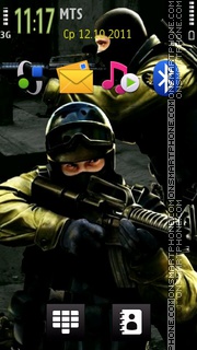 Скриншот темы Counter Strike 2011