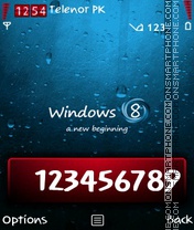 Windows 8 tema screenshot