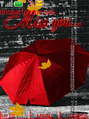 Capture d'écran Red Umbrella thème