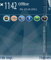 Devil Navigation tema screenshot