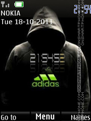 Adidas tema screenshot