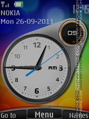 Скриншот темы Analog Clock 05