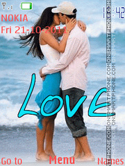 Animated Love tema screenshot