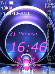 Скриншот темы Sphere Clock