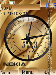 Nokia Clock es el tema de pantalla
